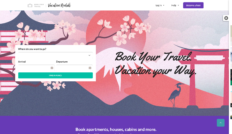 A Book Your Travel WordPress theme.