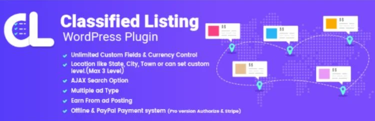 A Classified Listing plugin.