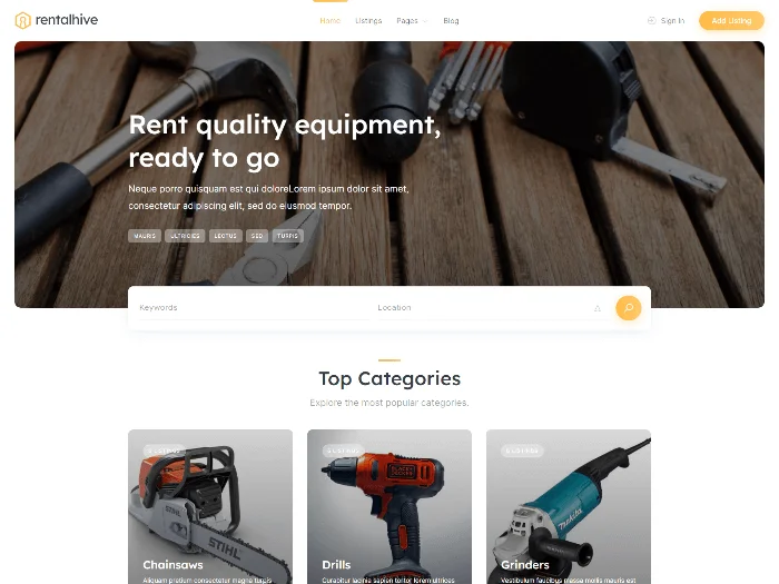 RentalHive screenshot