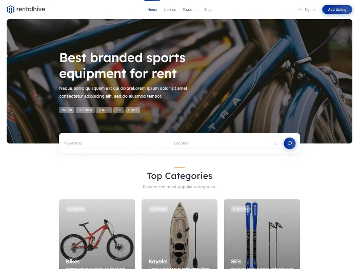 RentalHive screenshot