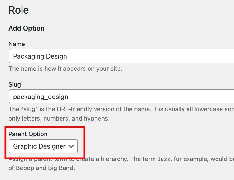 Adding vendor attributes.